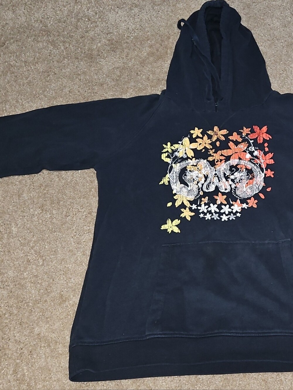 Vans Black Hoodie. Women's Large